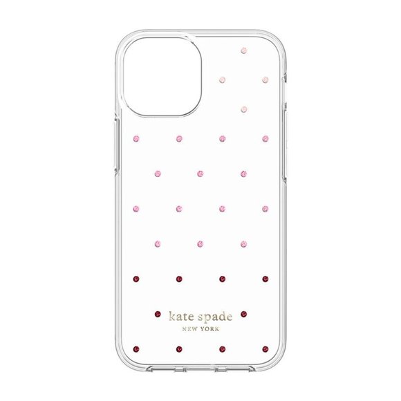Kate Spade NY Protective Hardshell Case for iPhone 13 - Pin Dot Ombre - Picture 1 of 1